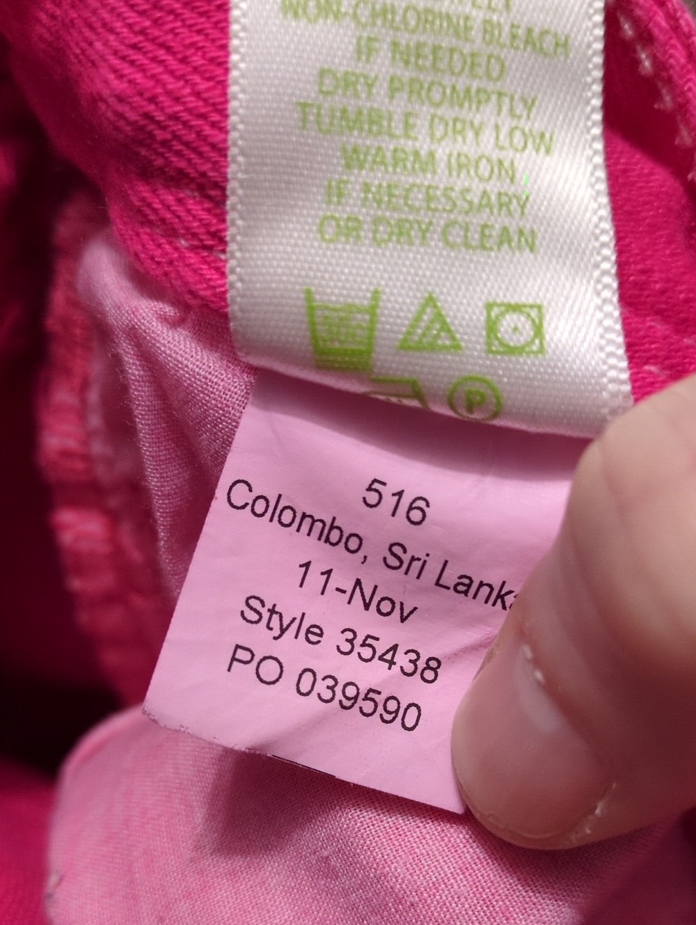 Lilly Pulitzer Pink With Straight Jeans Size 0 - Picture 8 of 10